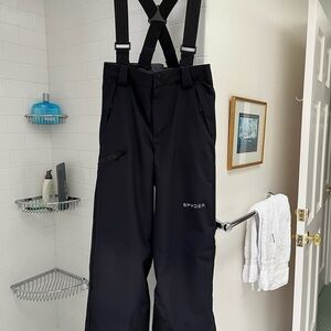 Spyder Black Snow Pants with Suspenders